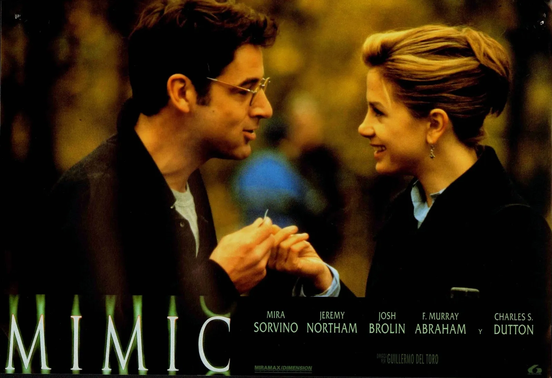 Mira Sorvino and Jeremy Northam in Mimic (1997)