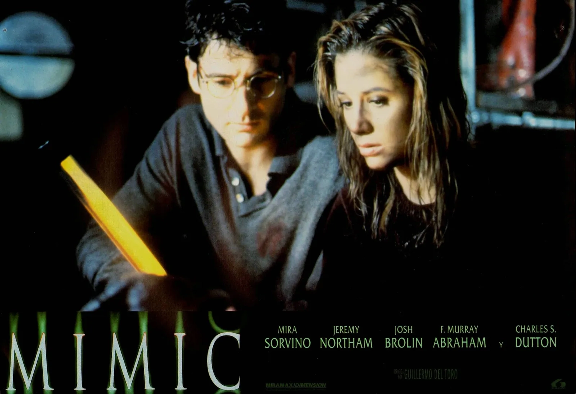 Mira Sorvino and Jeremy Northam in Mimic (1997)