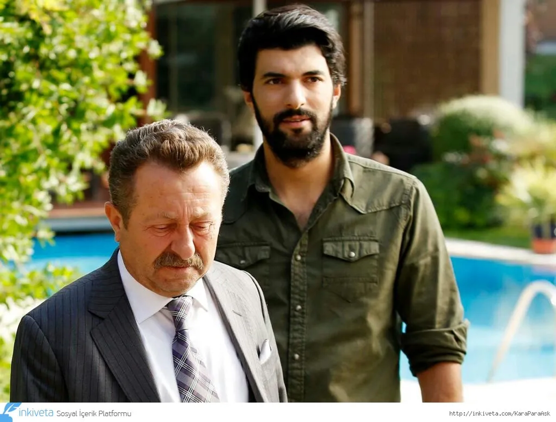 Erkan Can and Engin Akyürek in Black Money Love (2014)