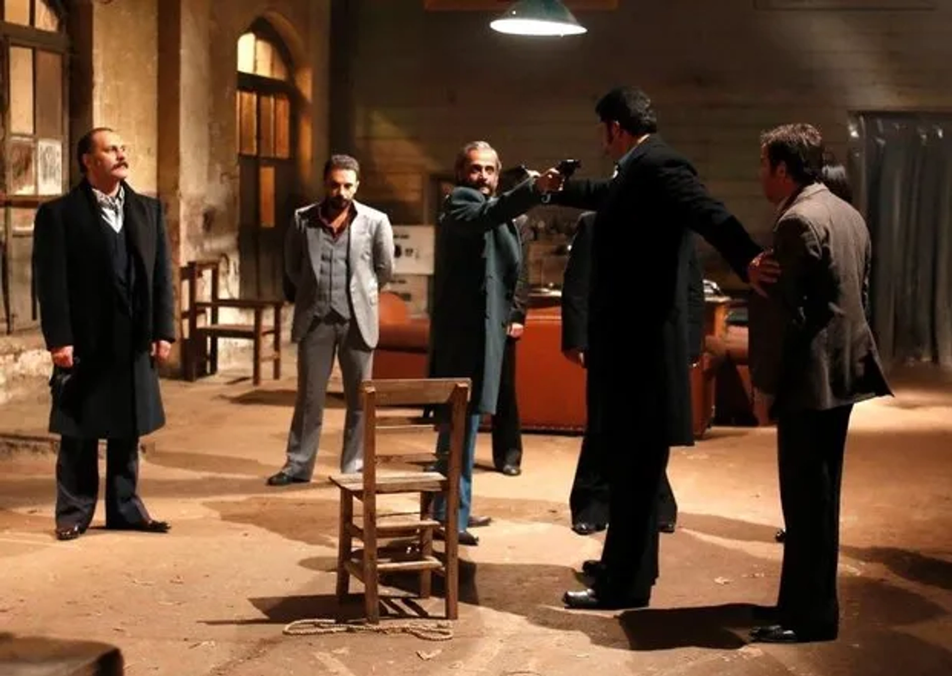 Sermet Yesil, Kenan Imirzalioglu, Fatih Al, and Ugur Aslan in Karadayi (2012)