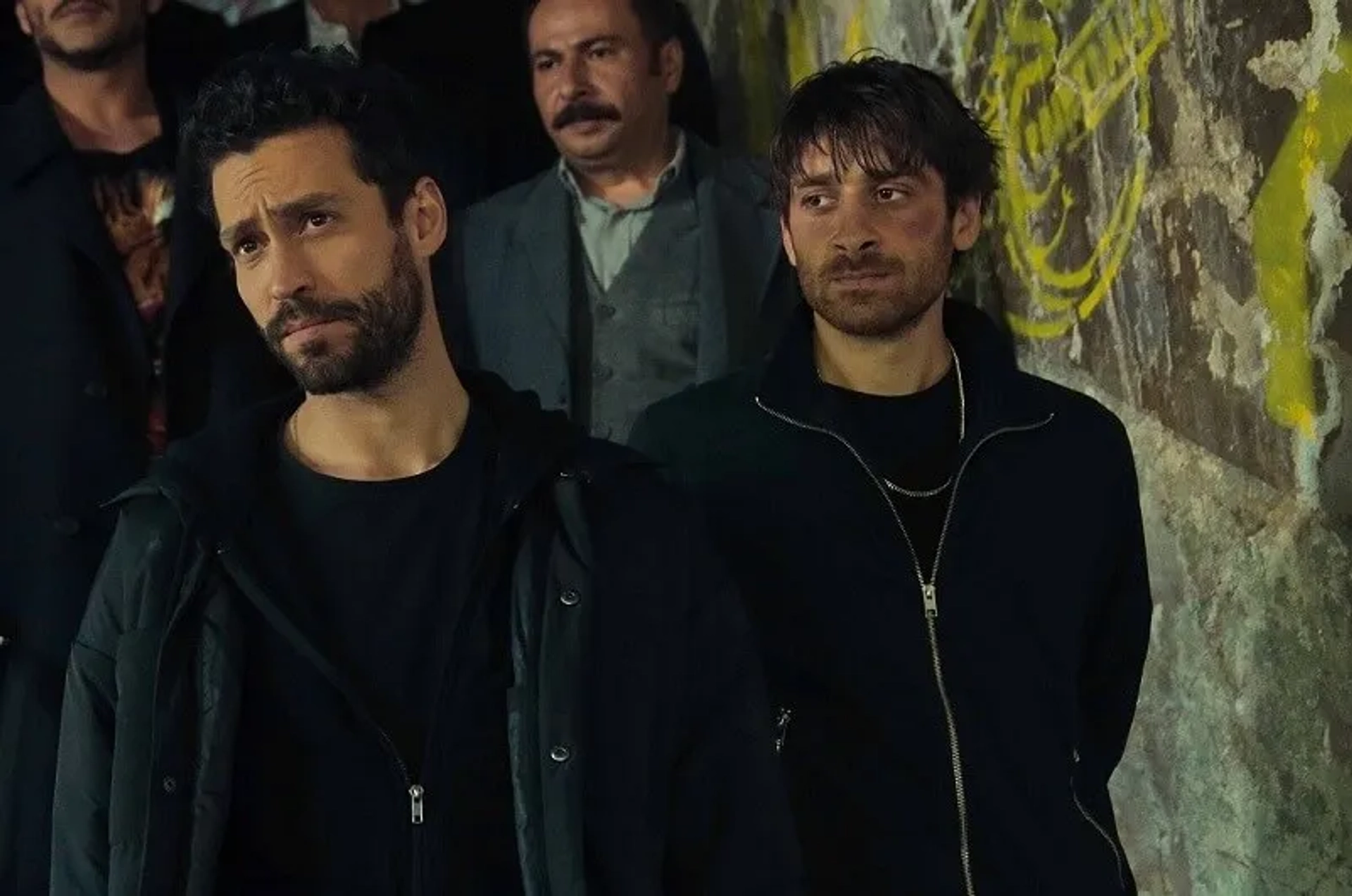 Bora Akkas, Mustafa Kirantepe, and Ekin Koç in The Bad Penny (2021)