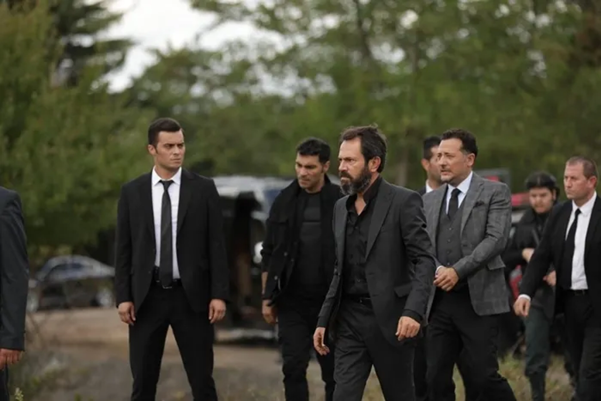 Olgun Simsek, Yigit Özsener, and Mustafa Yildiran in Ramo (2020)