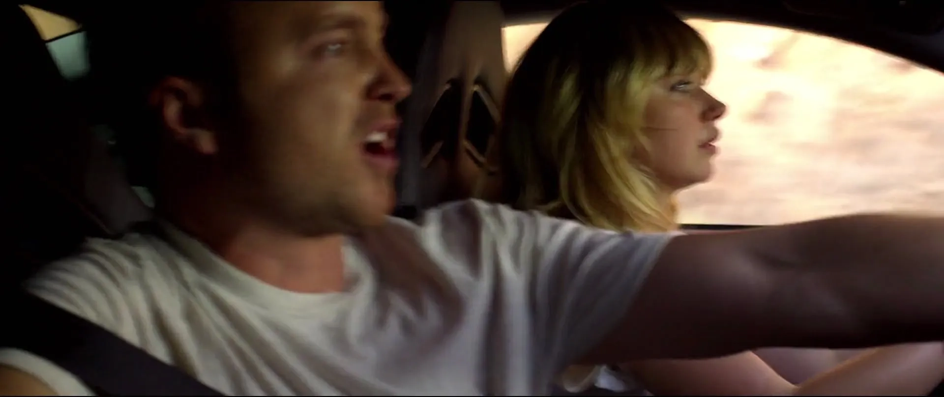 Aaron Paul and Imogen Poots in Need for Speed (2014)