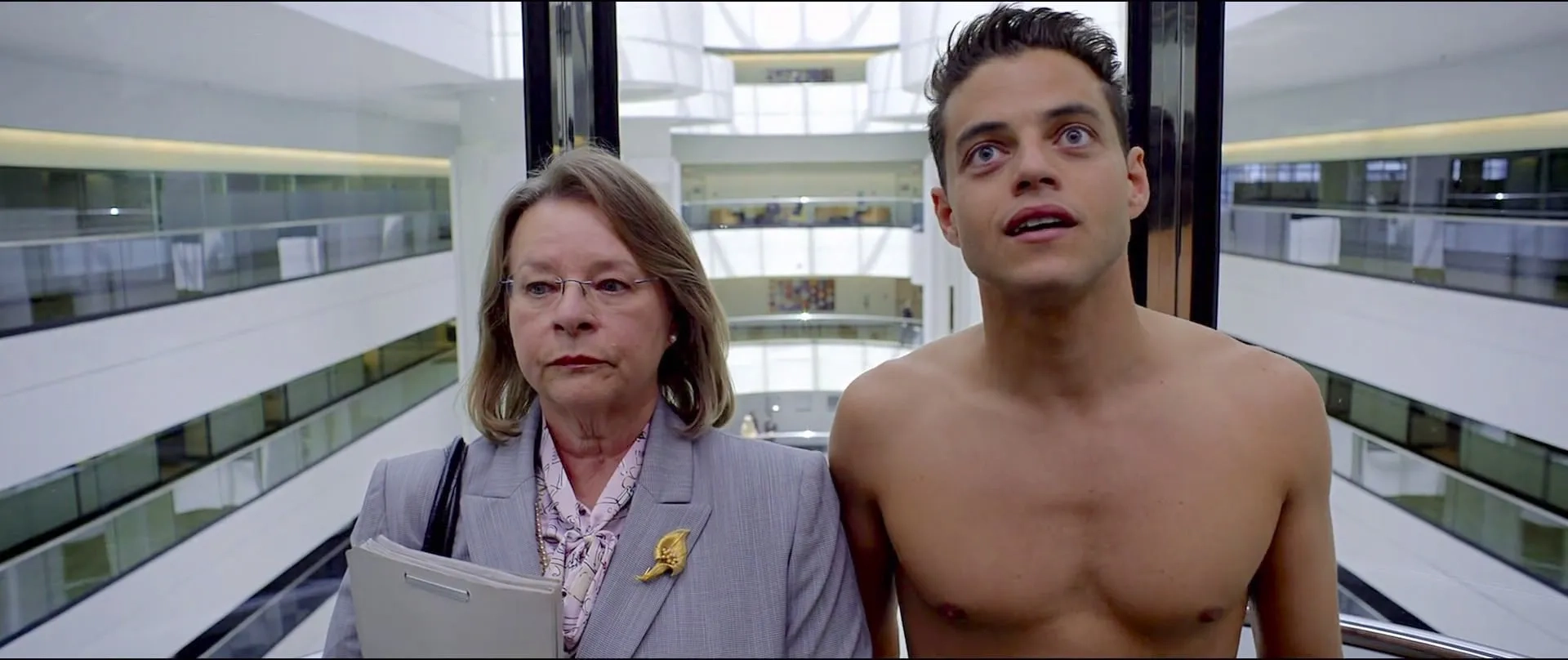 Jill Jane Clements and Rami Malek in Need for Speed (2014)