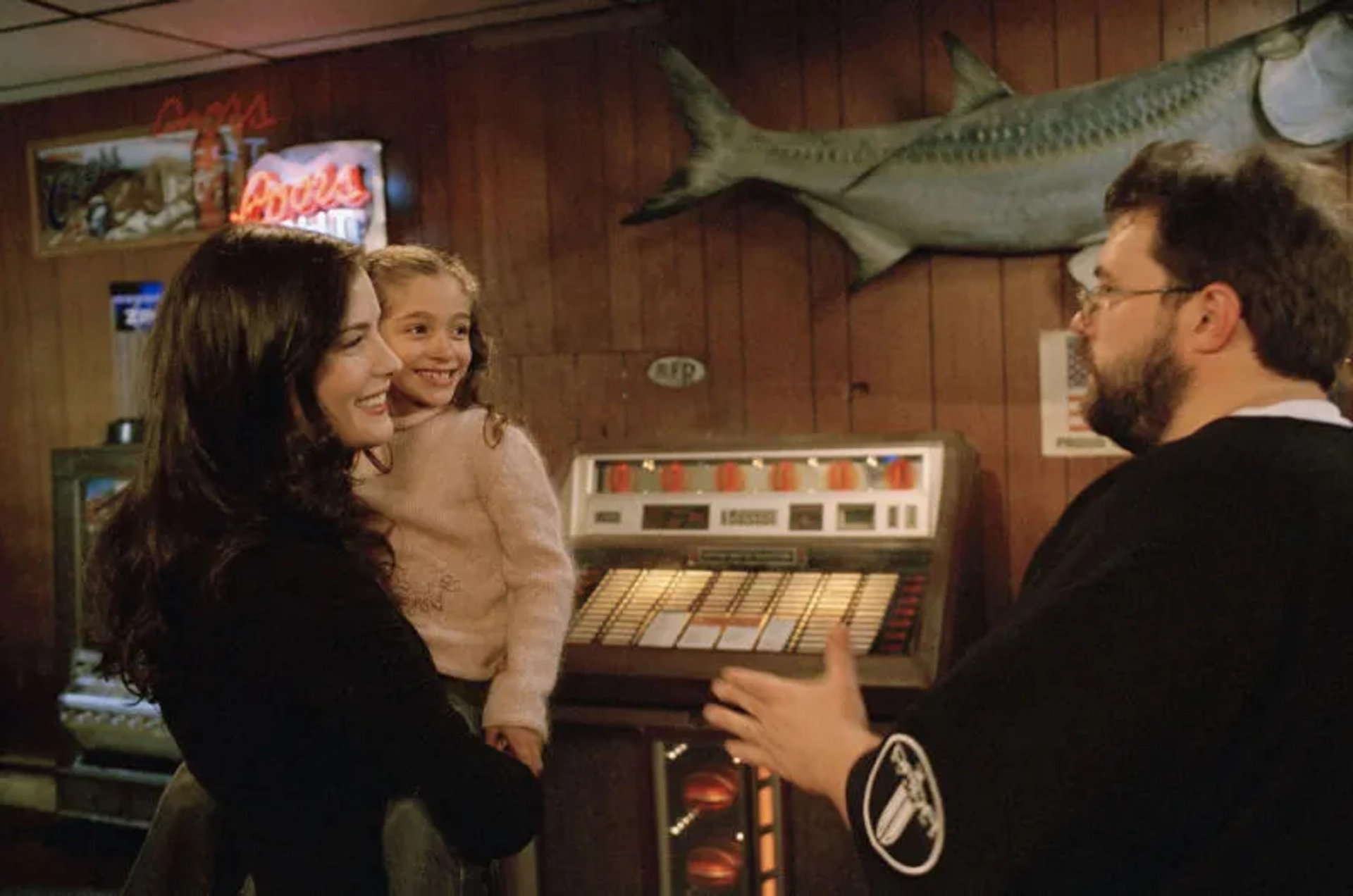 Liv Tyler, Kevin Smith, and Raquel Castro in Jersey Girl (2004)