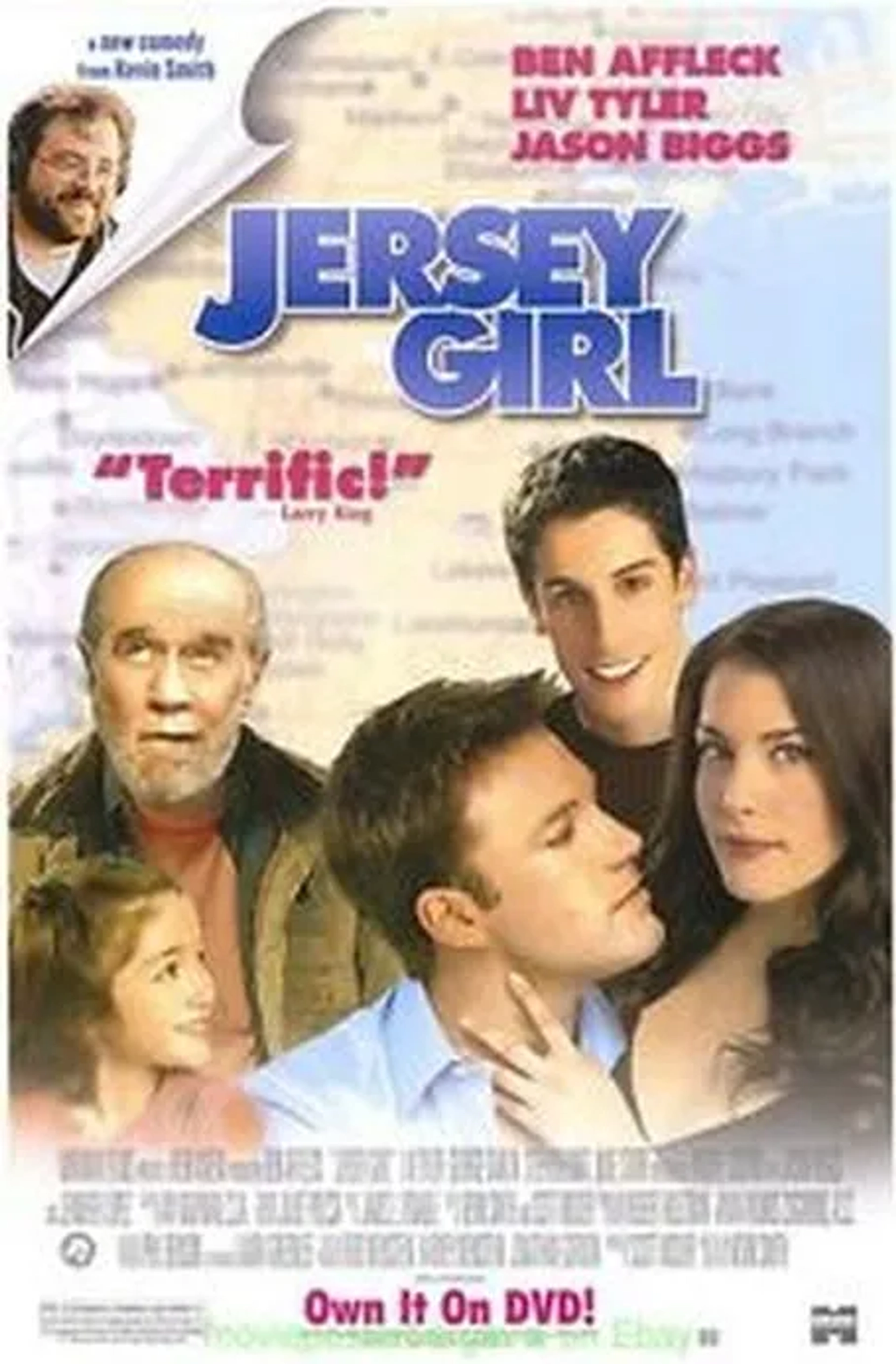 Liv Tyler, Ben Affleck, Jason Biggs, George Carlin, and Raquel Castro in Jersey Girl (2004)