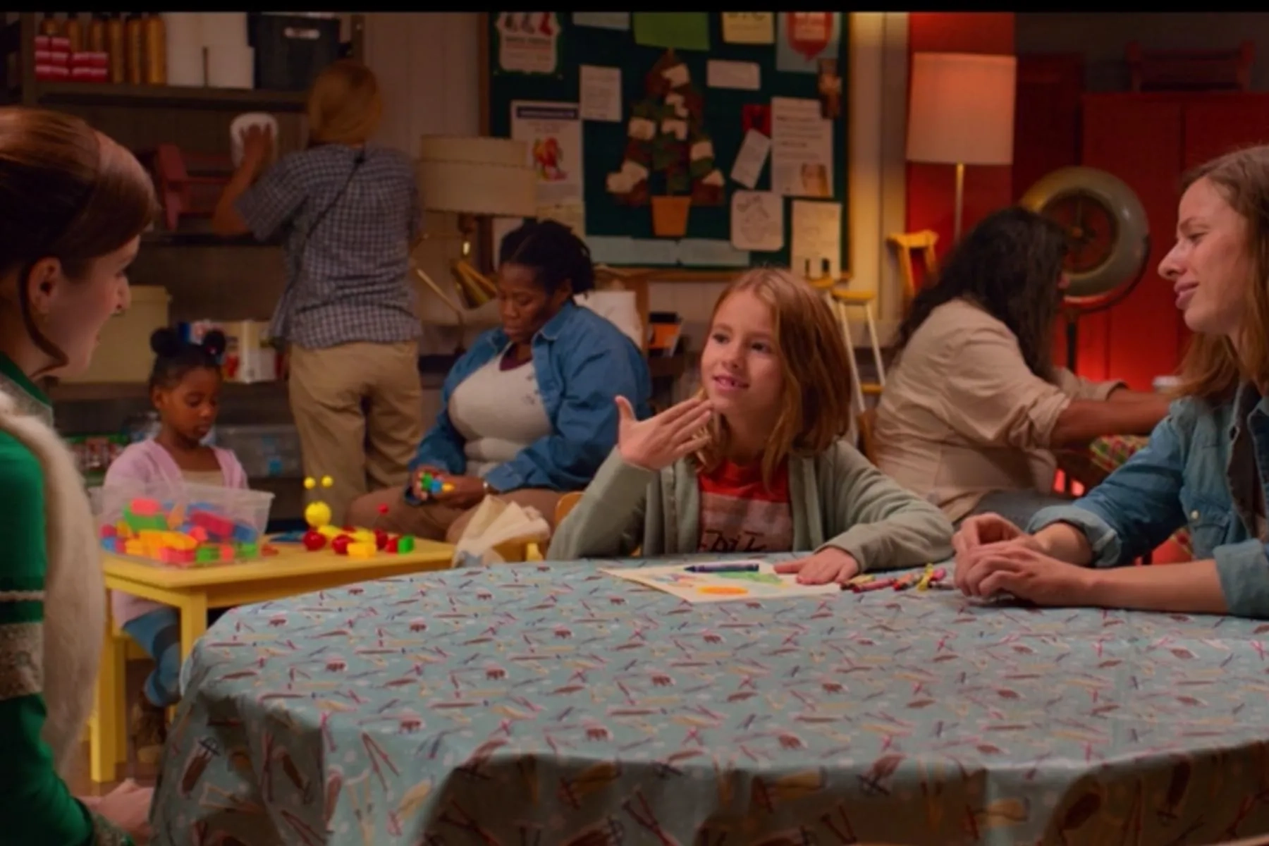 Shaylee Mansfield playing as MICHELLE in Disney+ holiday film called Noelle starring Anna Kendrick.