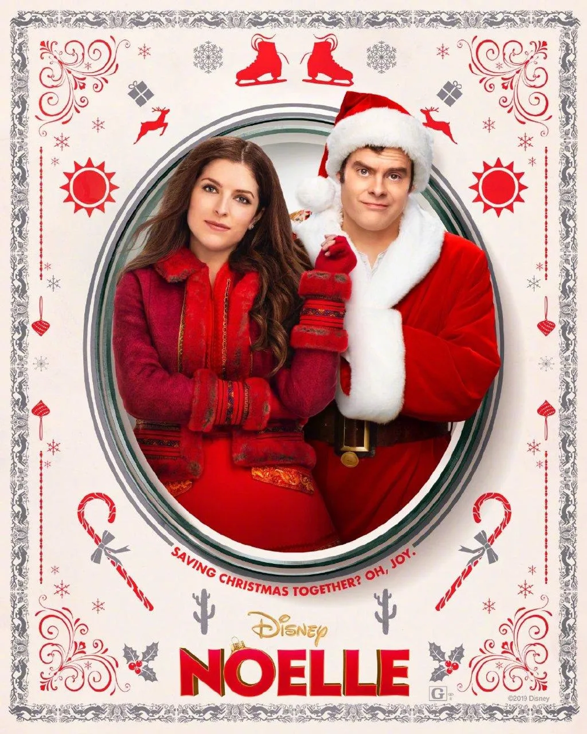 Bill Hader and Anna Kendrick in Noelle (2019)