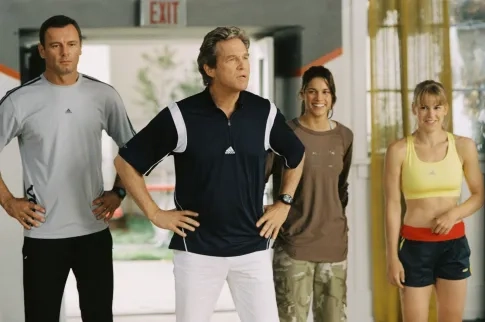 Jeff Bridges, Missy Peregrym, Mio Dzakula, and Maddy Curley in Stick It (2006)