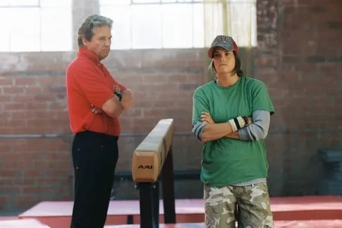 Jeff Bridges and Missy Peregrym in Stick It (2006)