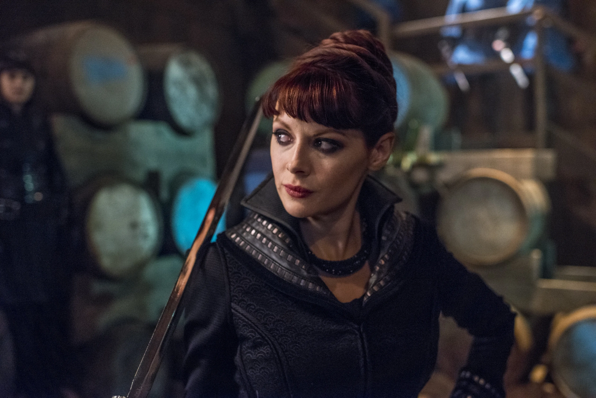 Emily Beecham and Ally Ioannides in Into the Badlands (2015)