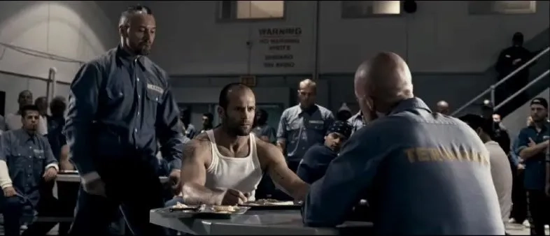 Jason Statham and Max Ryan in Death Race (2008)