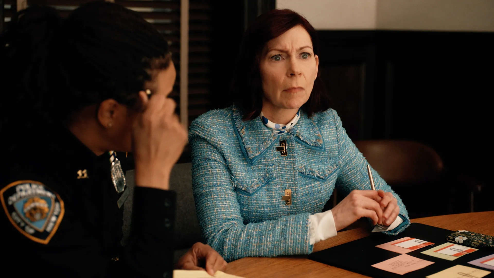 Carrie Preston and Carra Patterson in Elsbeth (2024)