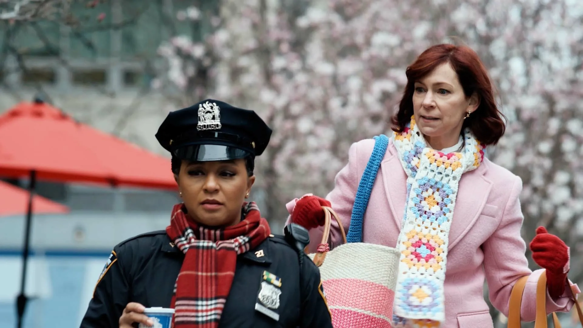 Carrie Preston and Carra Patterson in Elsbeth (2024)