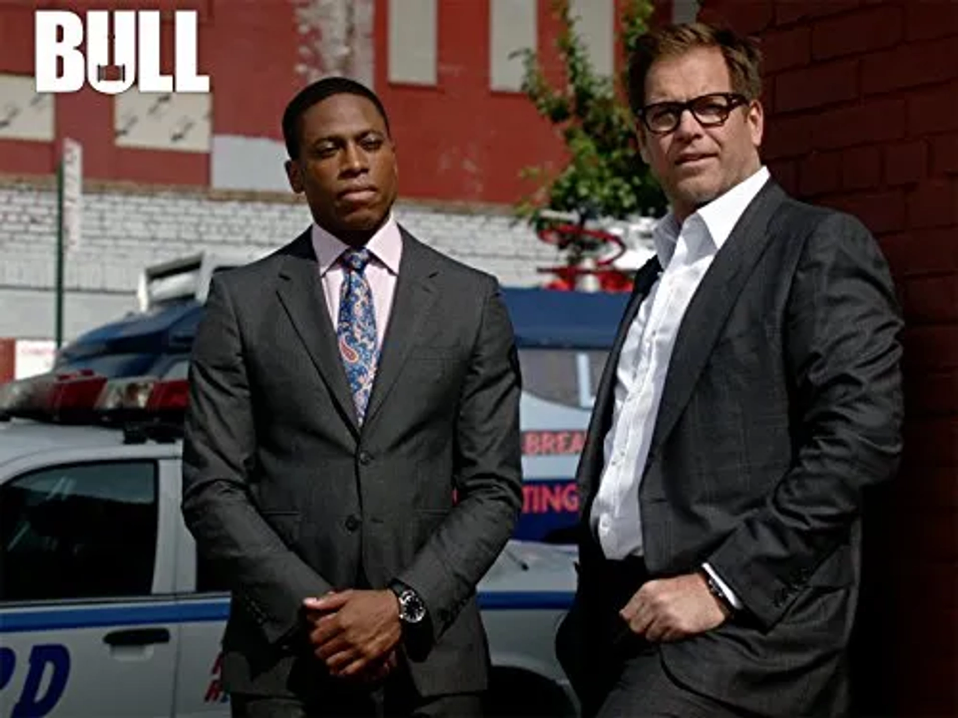 Michael Weatherly and Tyrone Marshall Brown in Bull (2016)