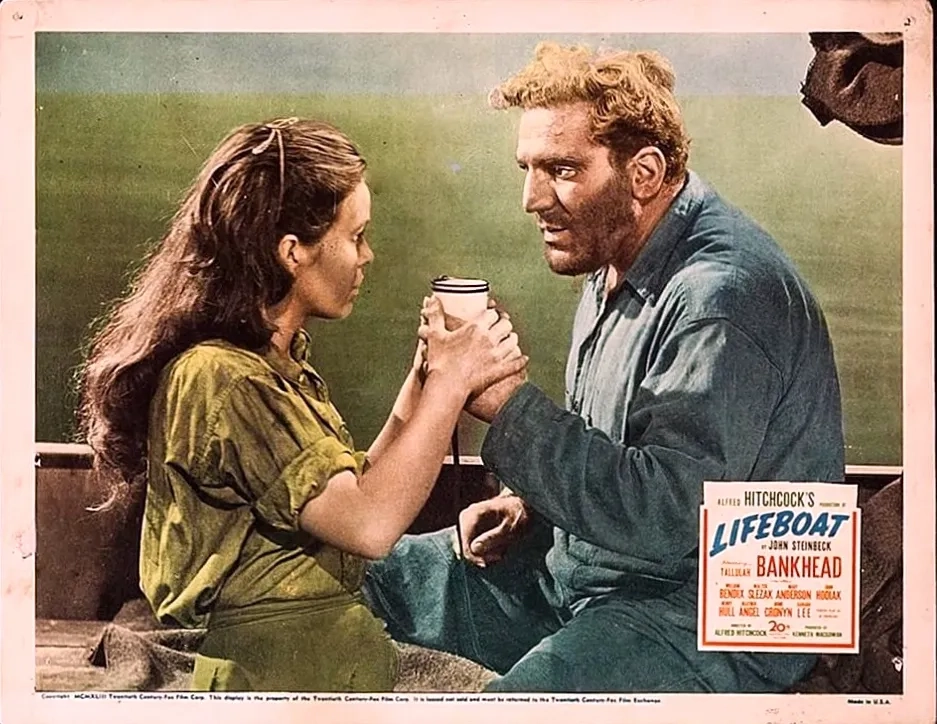 William Bendix and Mary Anderson in Lifeboat (1944)