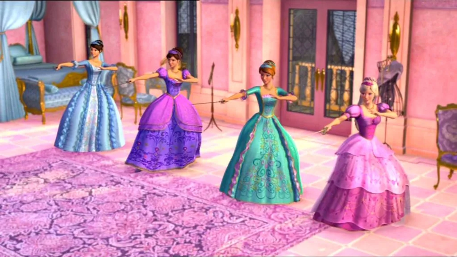 انیمیشن باربی و سه تفنگدار (Barbie and the Three Musketeers 2008)