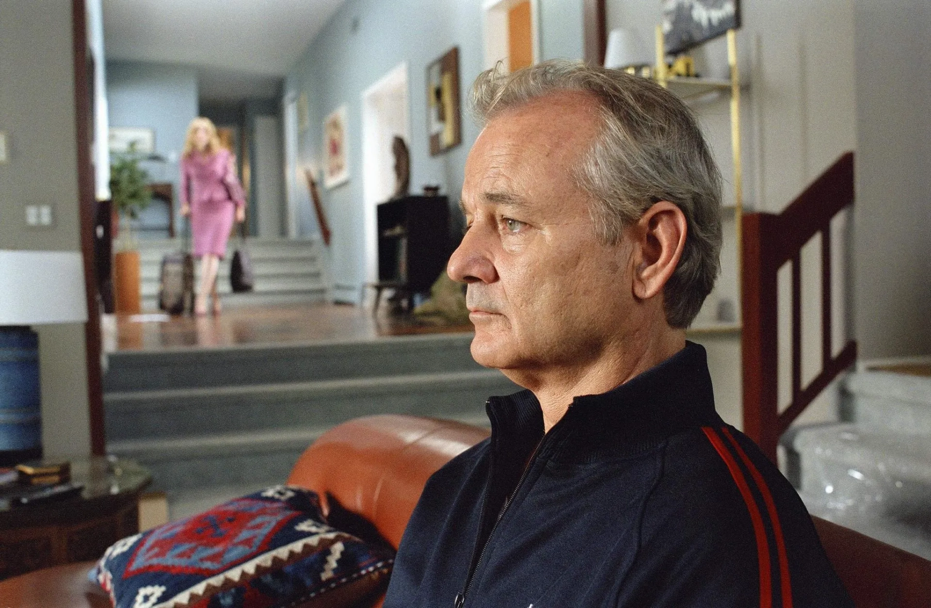 Bill Murray and Julie Delpy in Broken Flowers (2005)