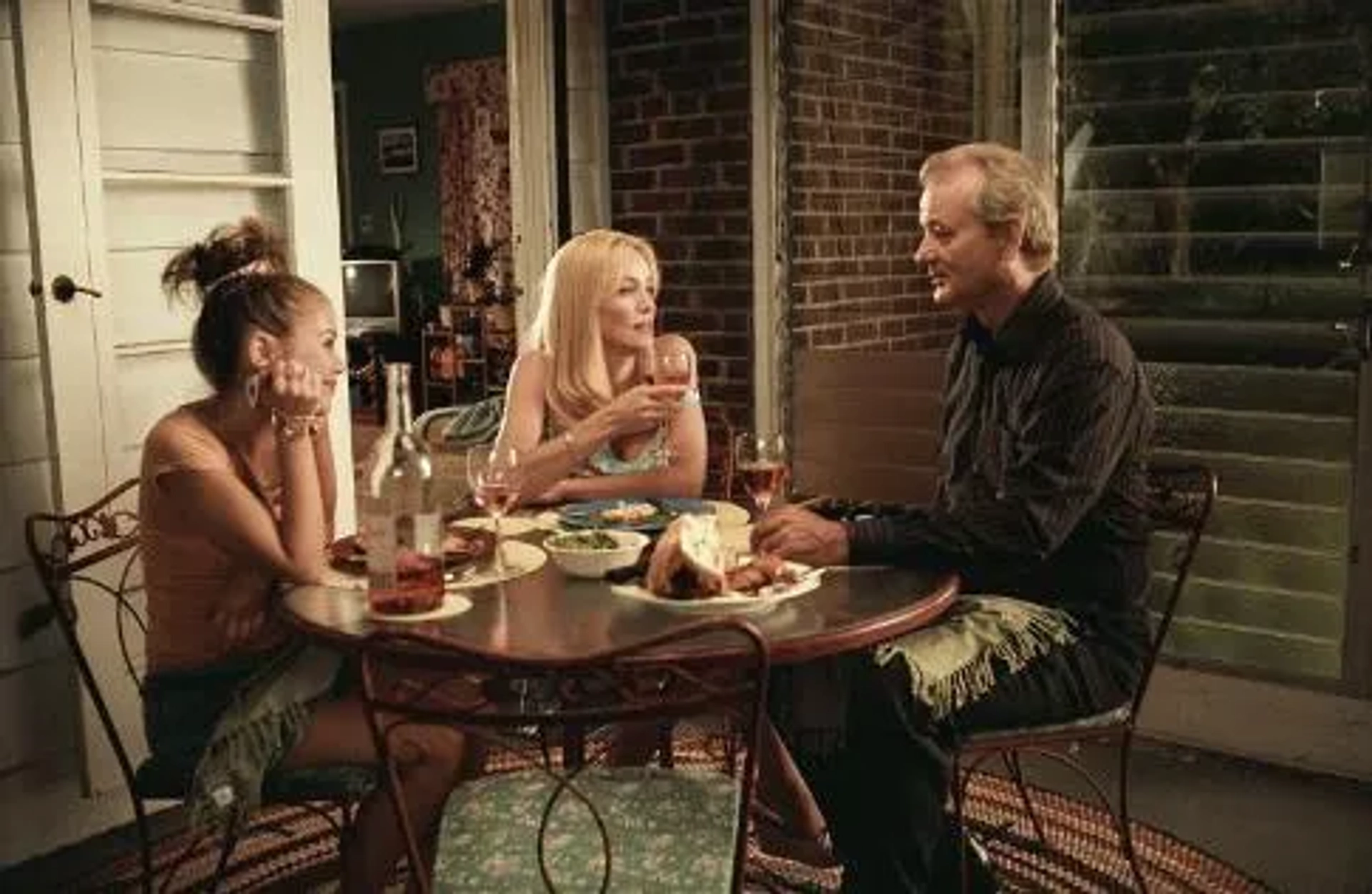 Bill Murray, Sharon Stone, and Alexis Dziena in Broken Flowers (2005)