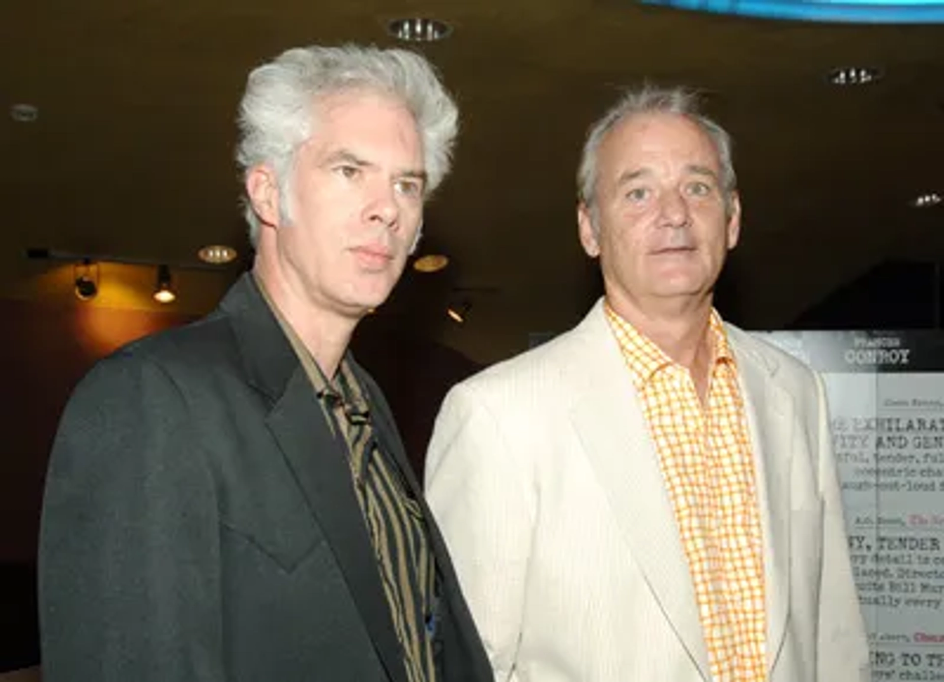 Bill Murray and Jim Jarmusch at an event for Broken Flowers (2005)