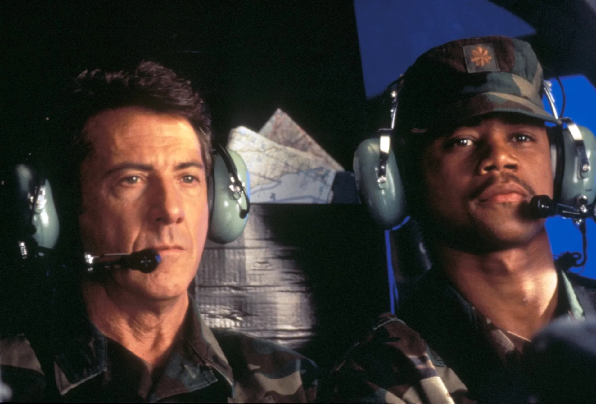 Dustin Hoffman and Cuba Gooding Jr. in Outbreak (1995)