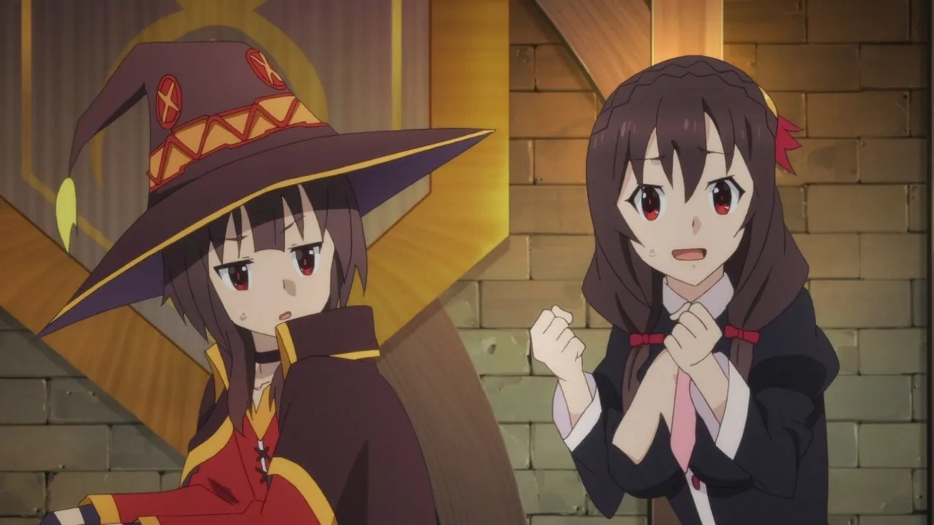 Aki Toyosaki and Rie Takahashi in Konosuba: God's Blessing on This Wonderful World! (2016)