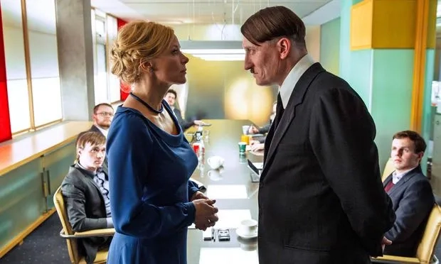 Oliver Masucci and Katja Riemann in Look Who's Back (2015)