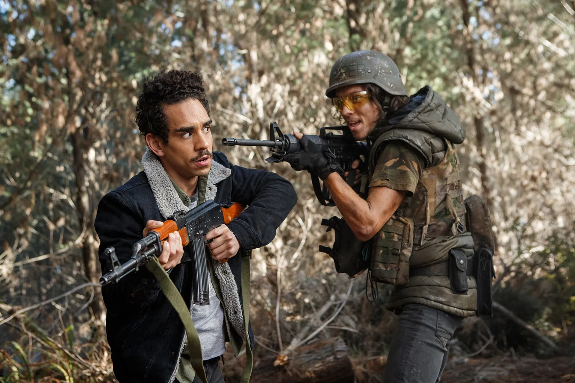 Ray Santiago and Milo Cawthorne in Ash vs Evil Dead (2015)