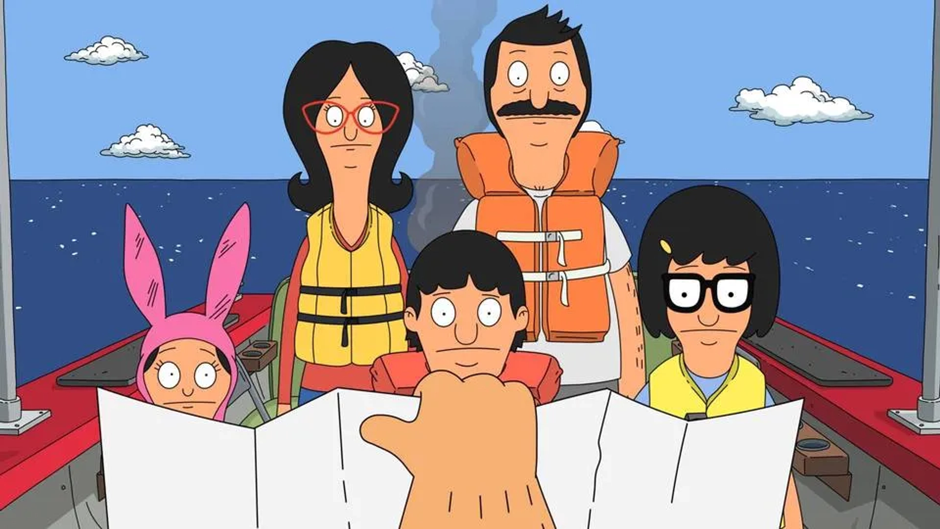 H. Jon Benjamin, Kristen Schaal, Eugene Mirman, Larry Murphy, Dan Mintz, and John Roberts in Bob's Burgers (2011)