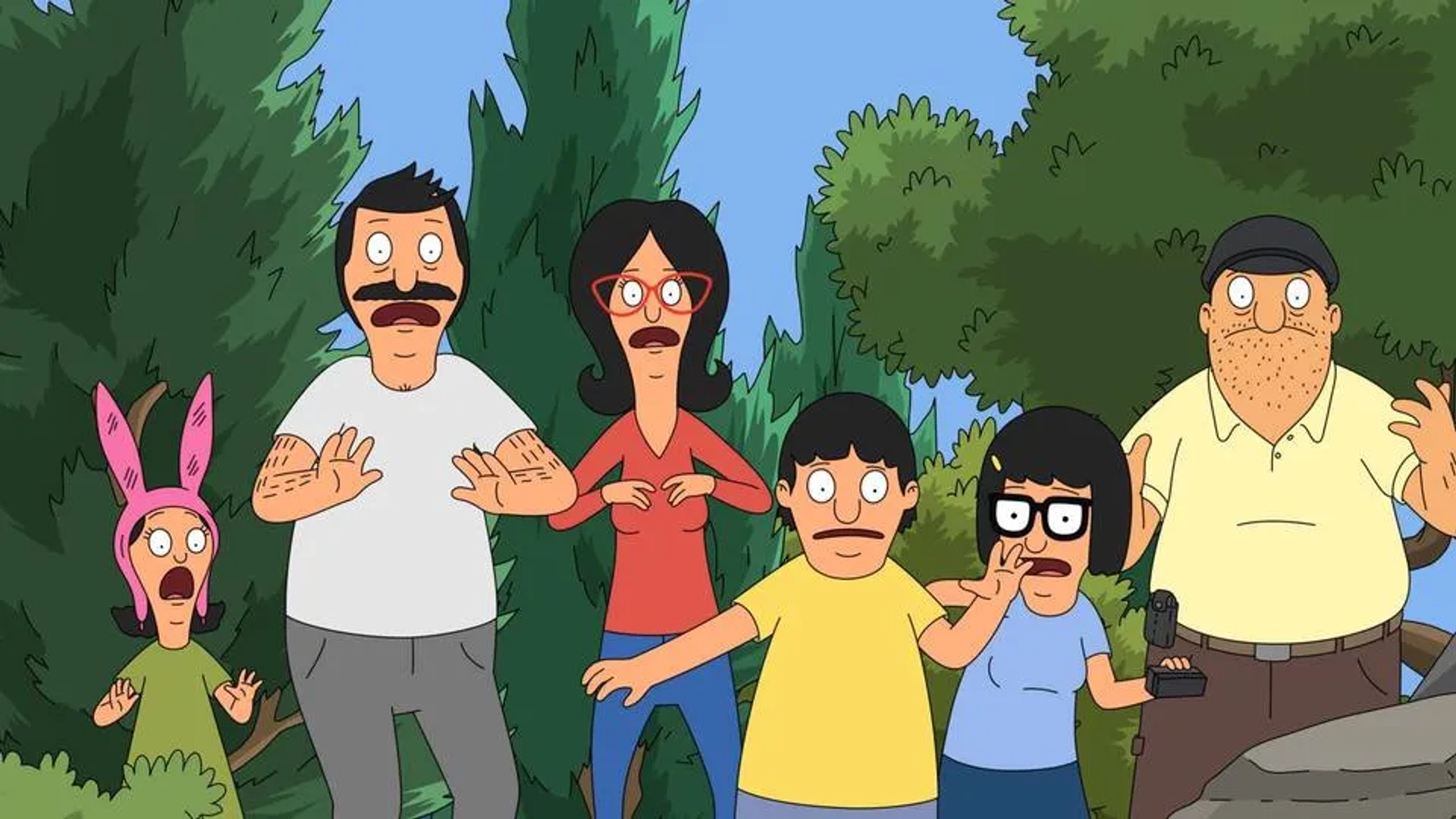 H. Jon Benjamin, Kristen Schaal, Eugene Mirman, Larry Murphy, Dan Mintz, and John Roberts in Bob's Burgers (2011)