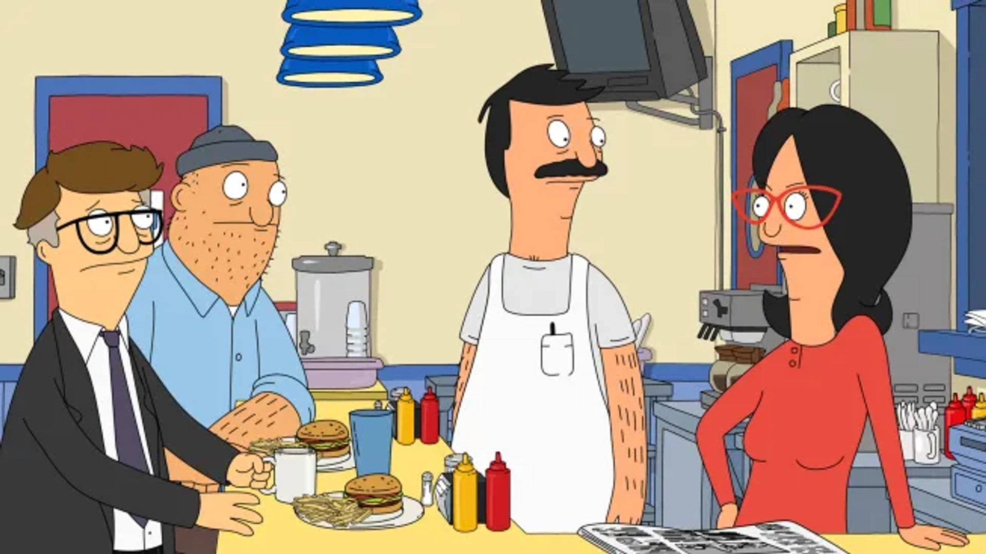H. Jon Benjamin, Larry Murphy, and John Roberts in Bob's Burgers (2011)