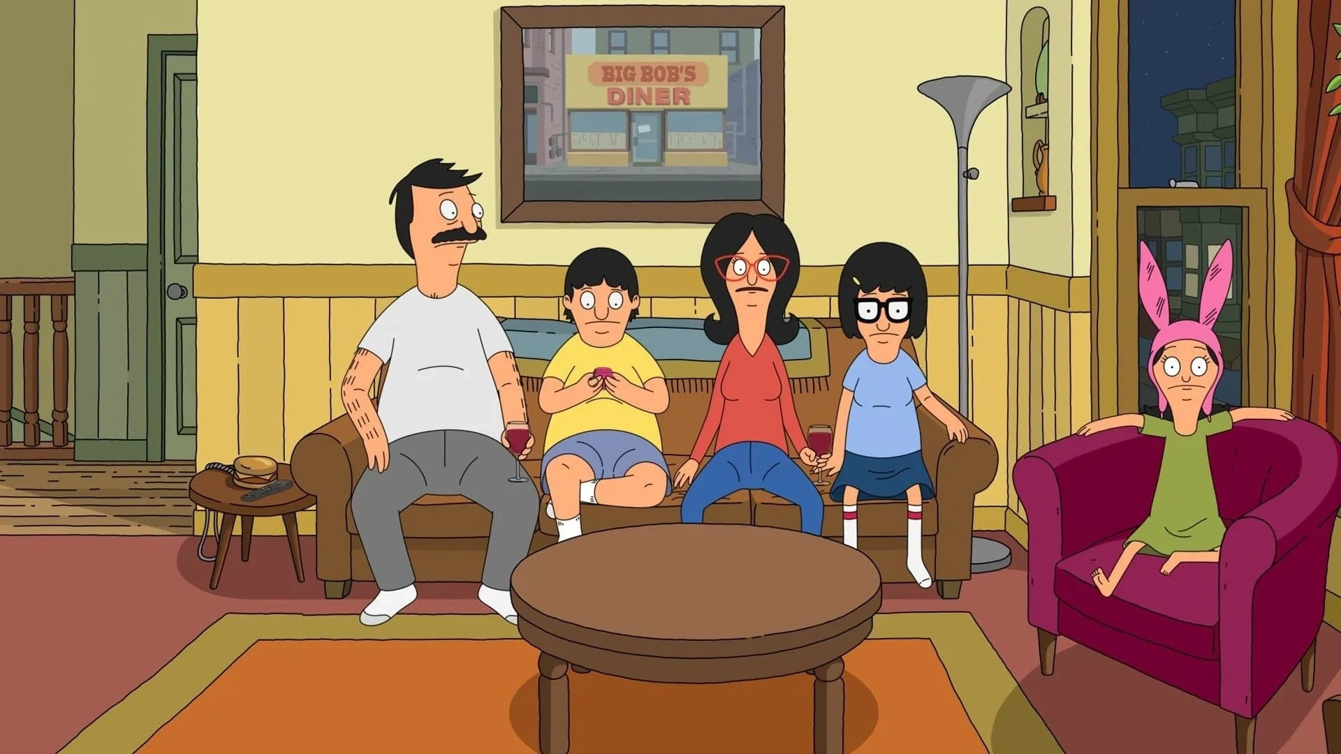 H. Jon Benjamin, Kristen Schaal, Eugene Mirman, Dan Mintz, and John Roberts in Bob's Burgers (2011)