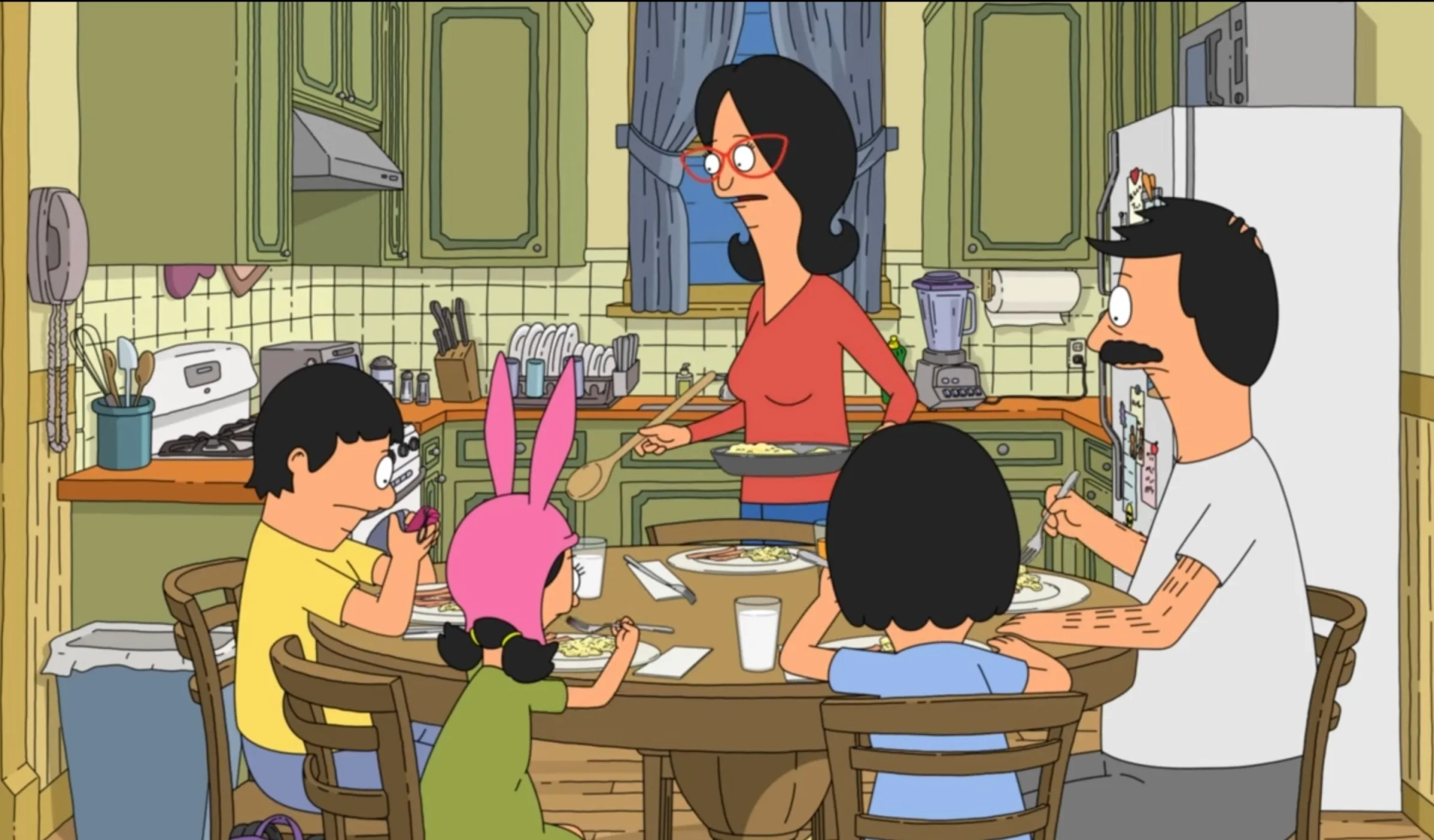 H. Jon Benjamin, Kristen Schaal, Eugene Mirman, Dan Mintz, and John Roberts in Bob's Burgers (2011)