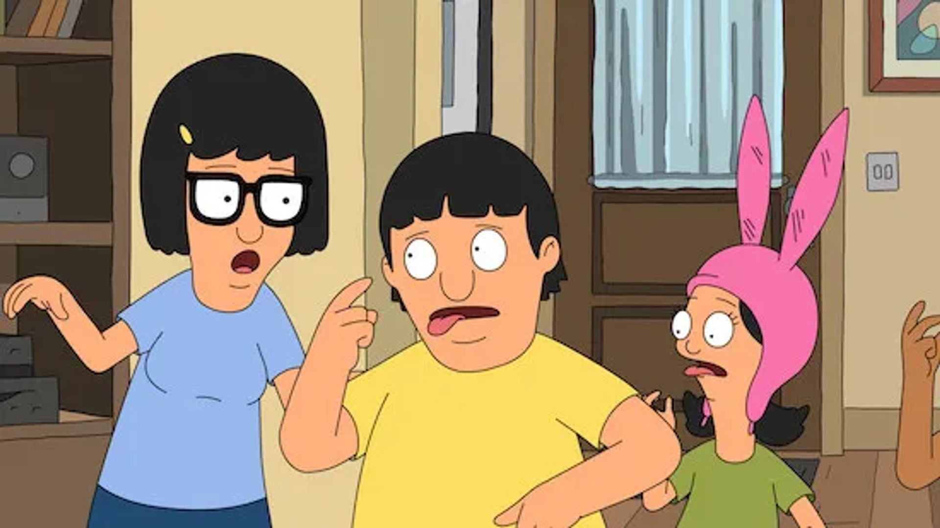 Kristen Schaal, Eugene Mirman, and Dan Mintz in Bob's Burgers (2011)