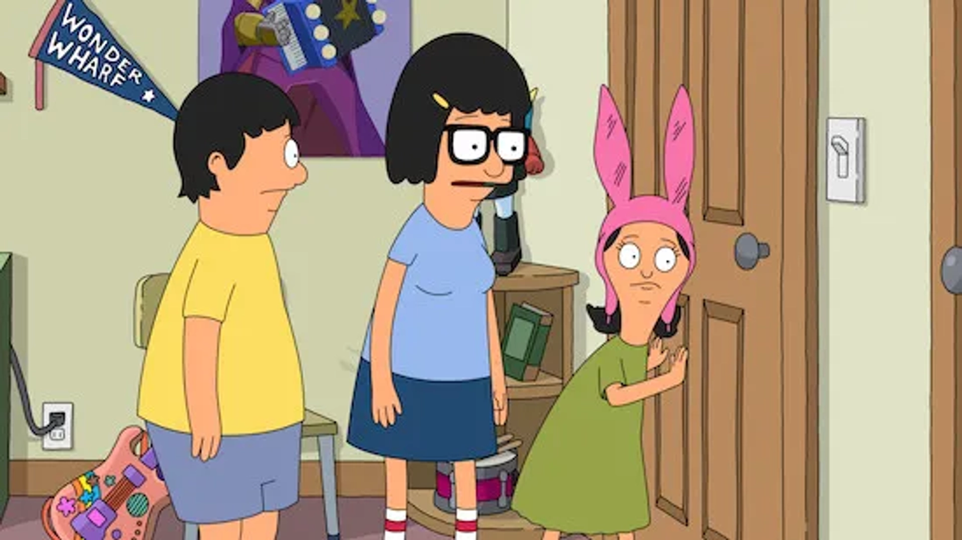 Kristen Schaal, Eugene Mirman, and Dan Mintz in Bob's Burgers (2011)