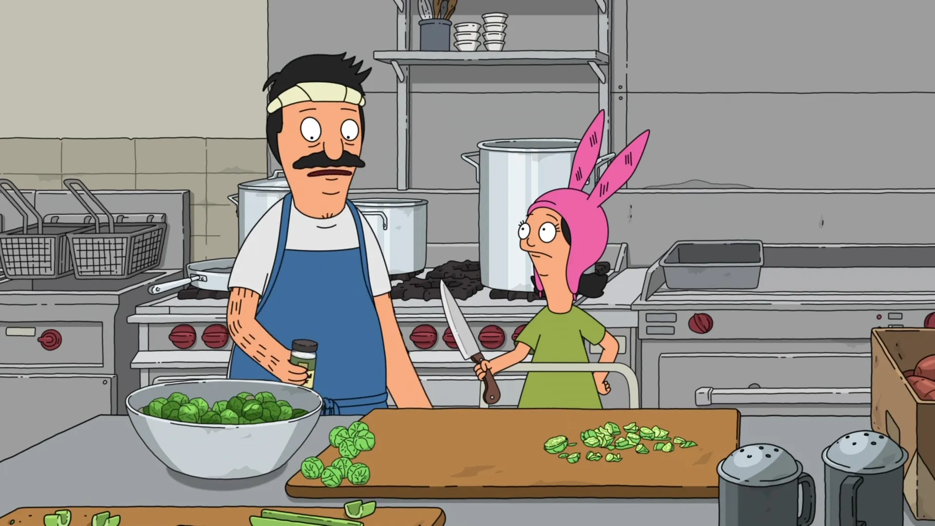 H. Jon Benjamin and Kristen Schaal in Bob's Burgers (2011)