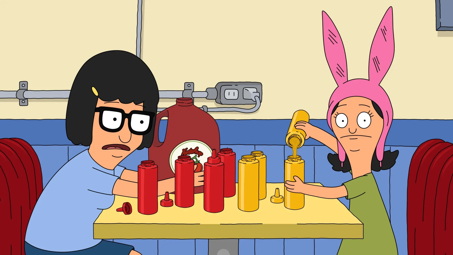 Kristen Schaal and Dan Mintz in Bob's Burgers: Seven-tween Again (2021)