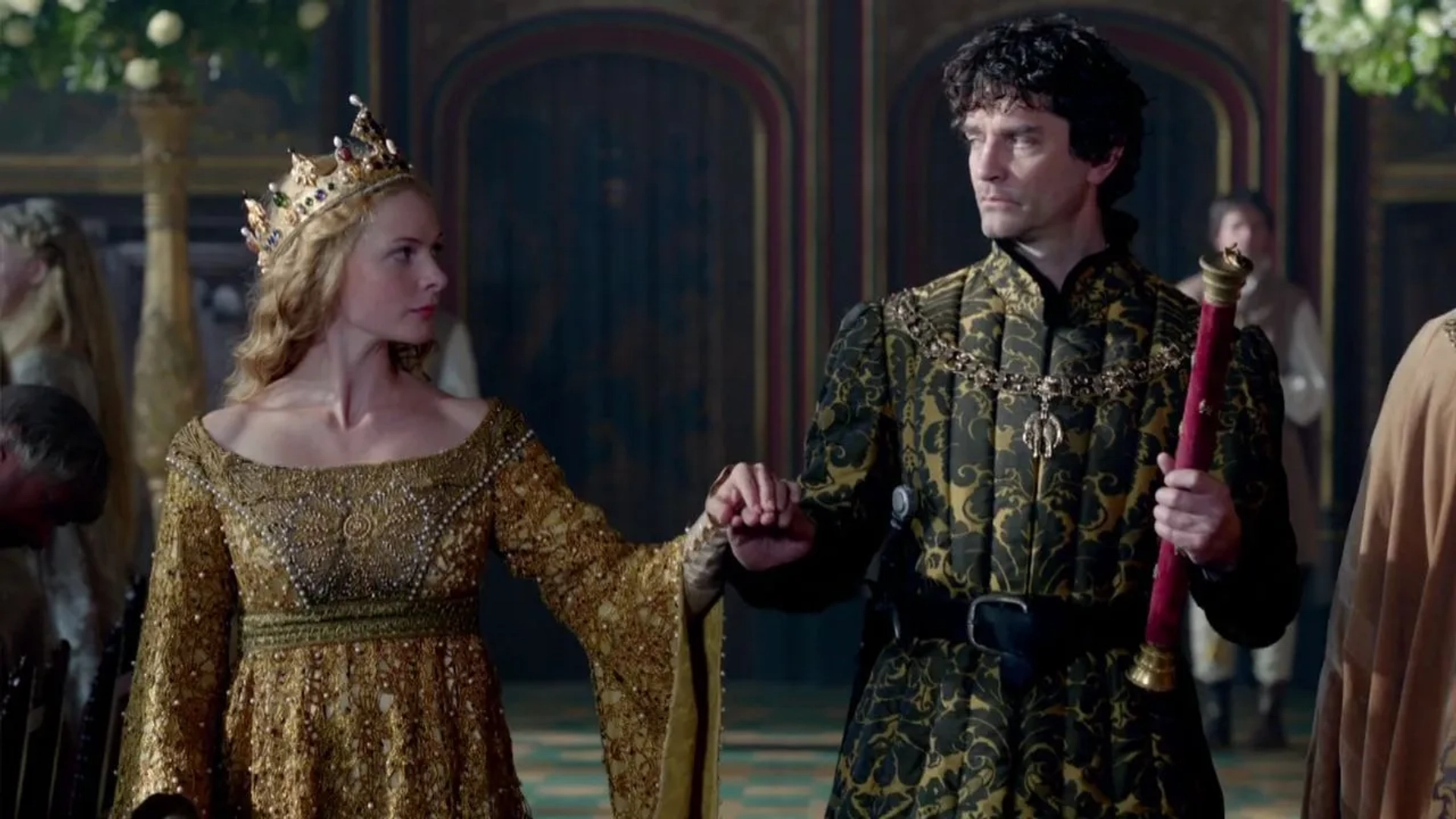 Rebecca Ferguson and James Frain in The White Queen (2013)