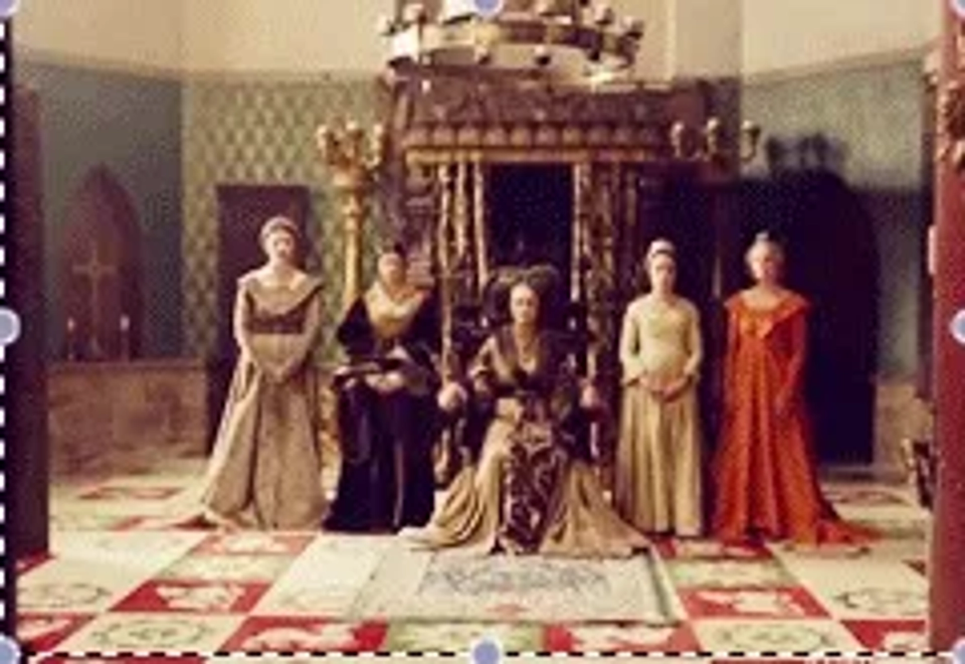 Caroline Goodall as Lady Cecily in the BBC/Starz Tv series The White Queen 2013