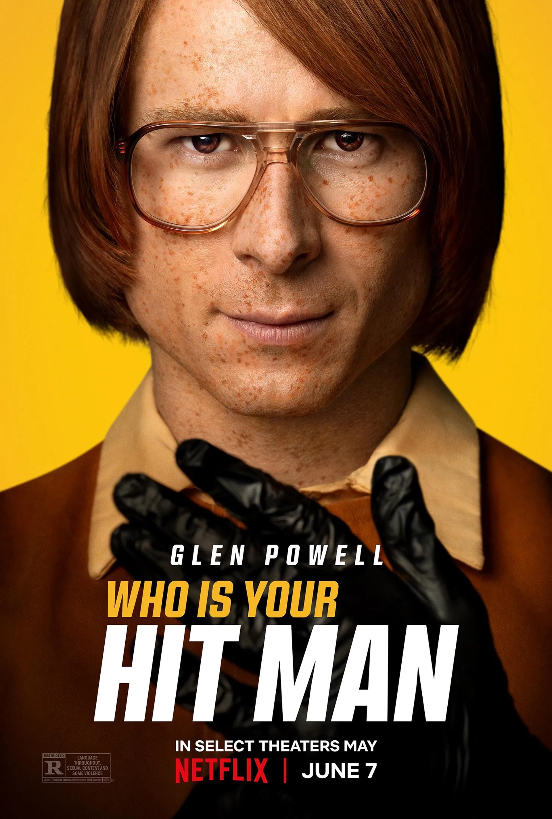 Glen Powell in Hit Man (2023)