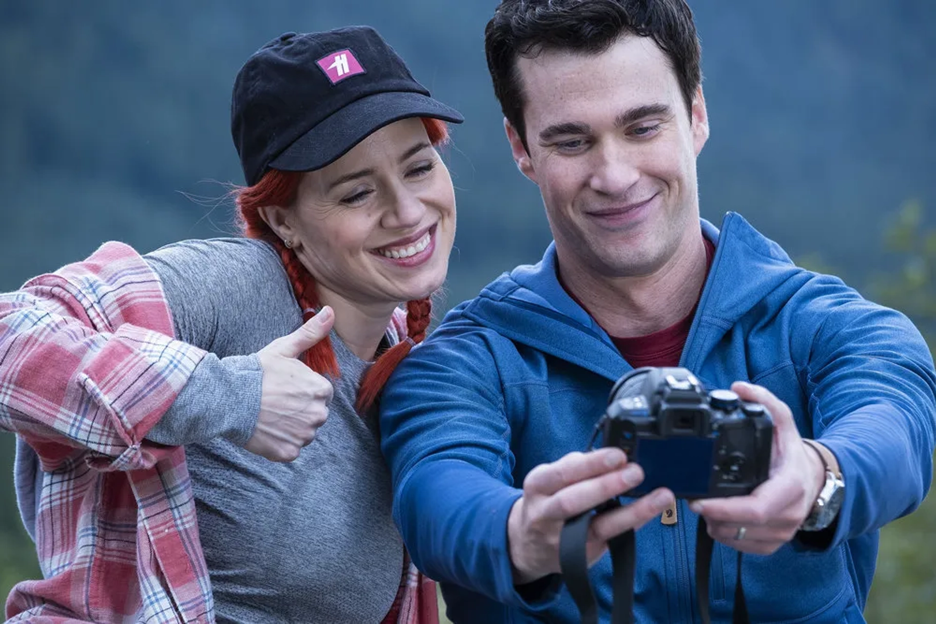 Levi Fiehler and Alice Wetterlund in Resident Alien: An Alien in New York (2022)