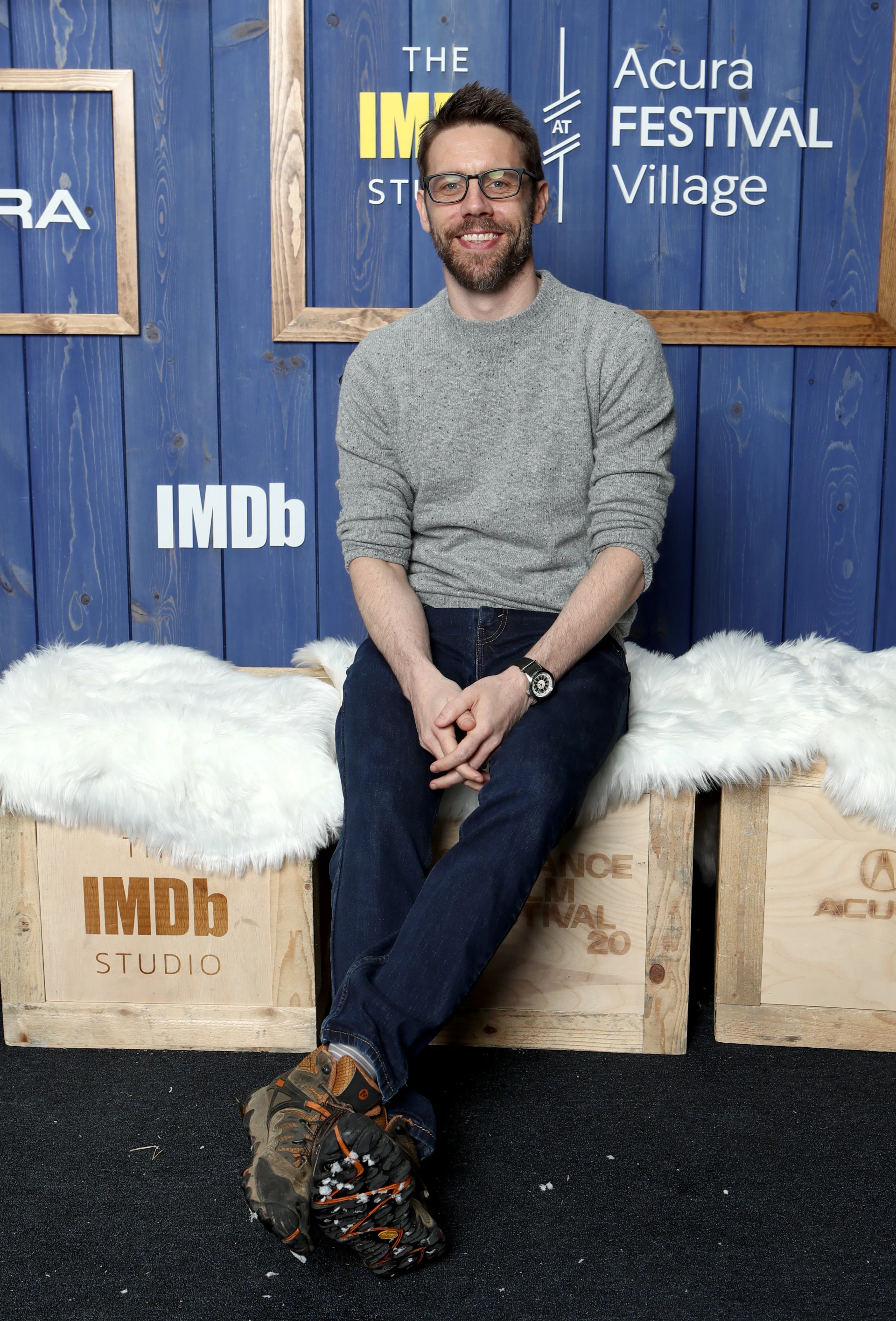 David Bruckner at an event for The IMDb Studio at Sundance: The IMDb Studio at Acura Festival Village (2020)