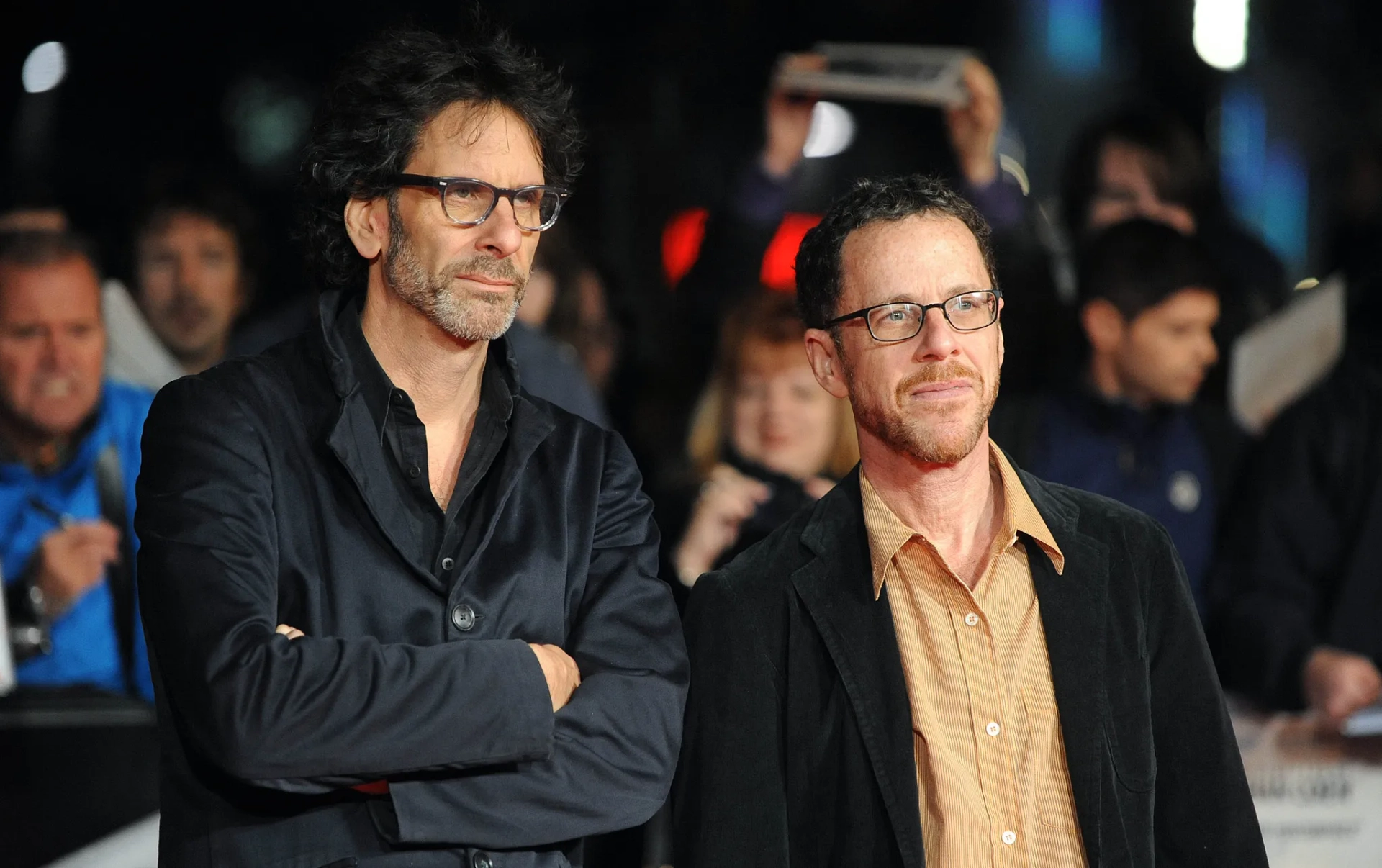 Ethan Coen and Joel Coen at an event for Inside Llewyn Davis (2013)