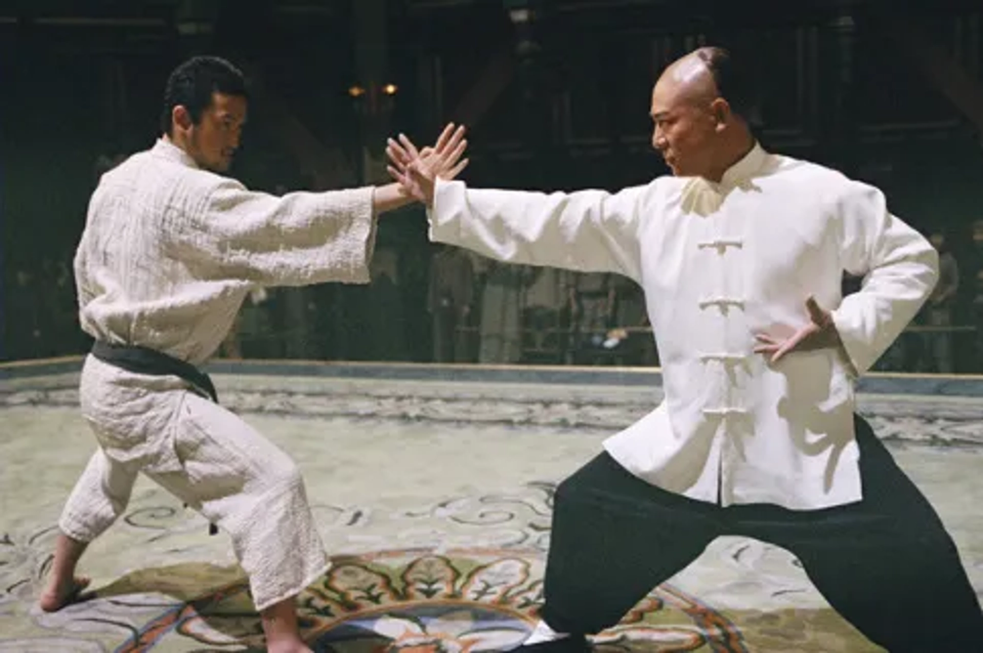 Jet Li and Shidô Nakamura in Fearless (2006)