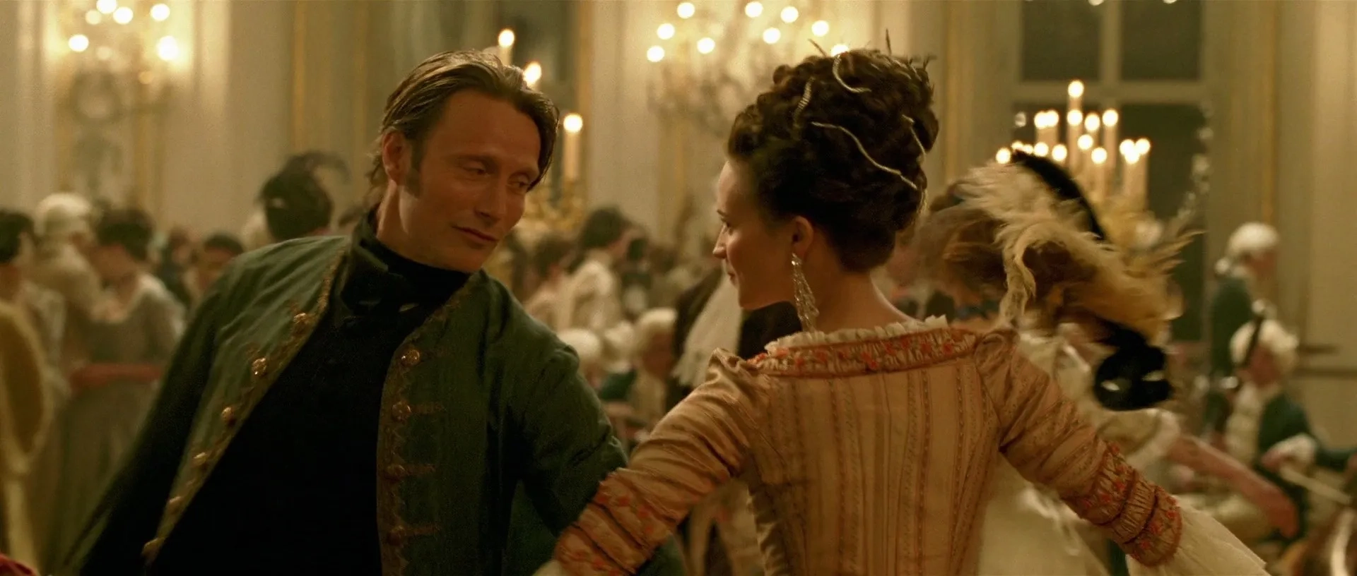 Mads Mikkelsen and Alicia Vikander in A Royal Affair (2012)