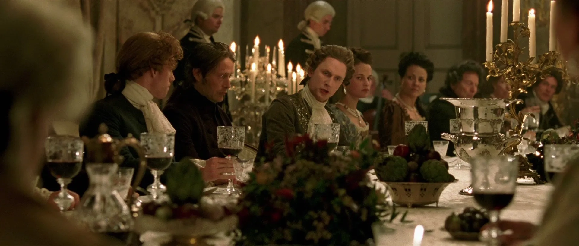 Laura Bro, Mads Mikkelsen, Alicia Vikander, and Mikkel Boe Følsgaard in A Royal Affair (2012)