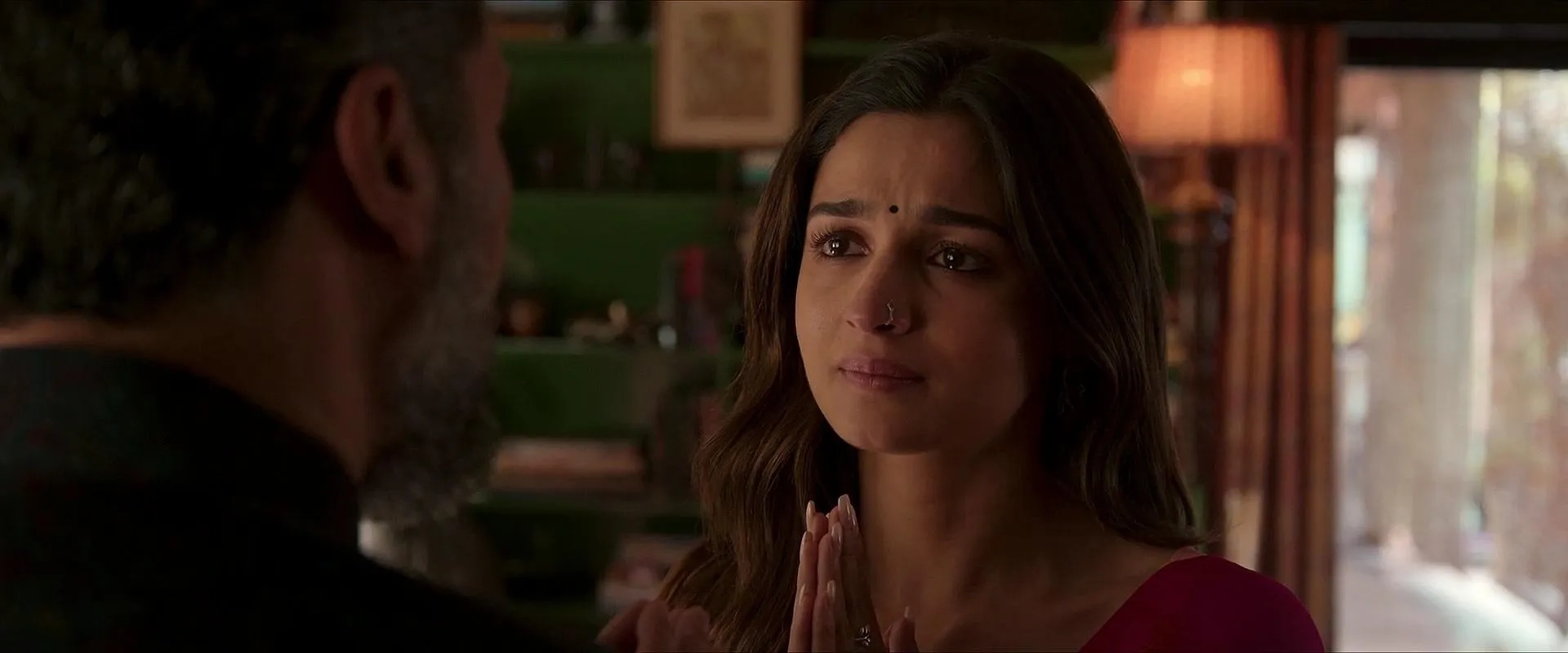 Alia Bhatt and Aamir Bashir in Rocky Aur Rani Kii Prem Kahaani (2023)