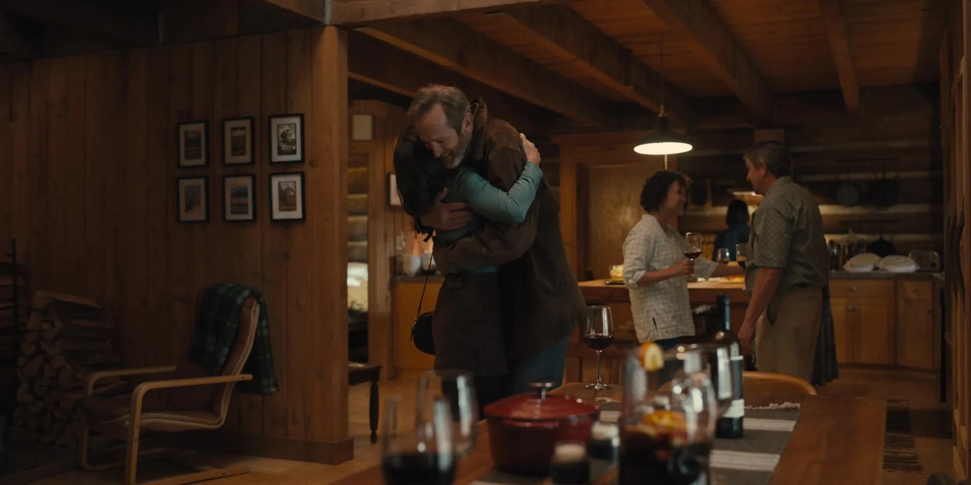 Ted Rooney and Alison Brie in Somebody I Used to Know (2023)