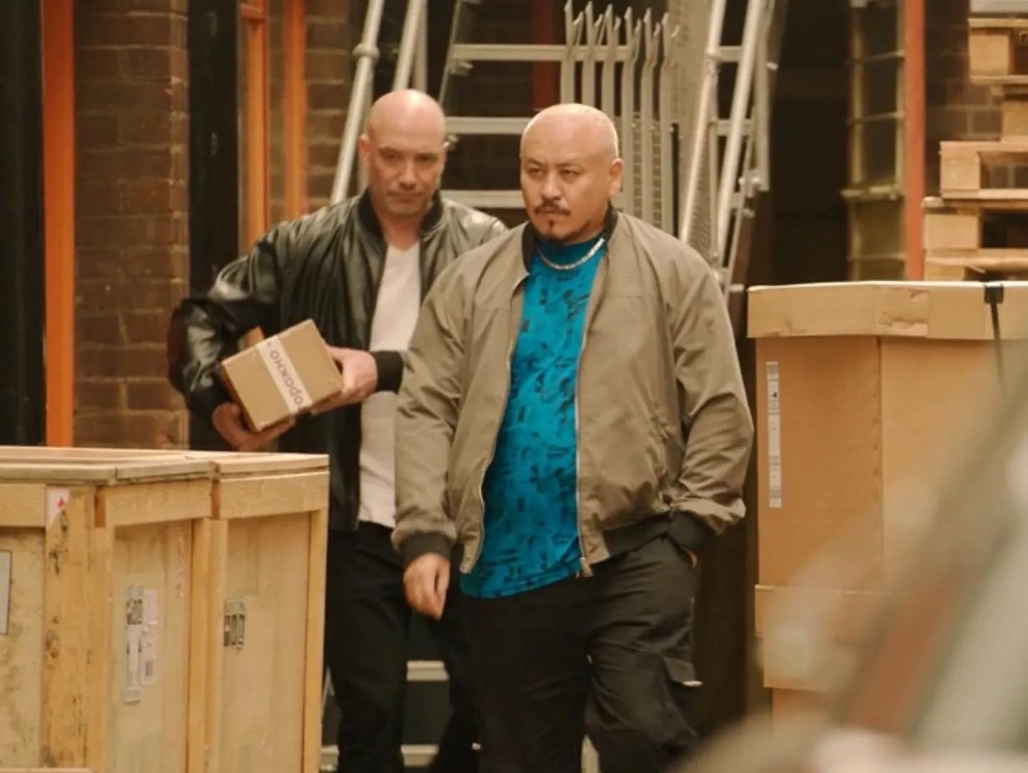 Zachary Baharov and Yerden Telemissov in Slow Horses (2022)