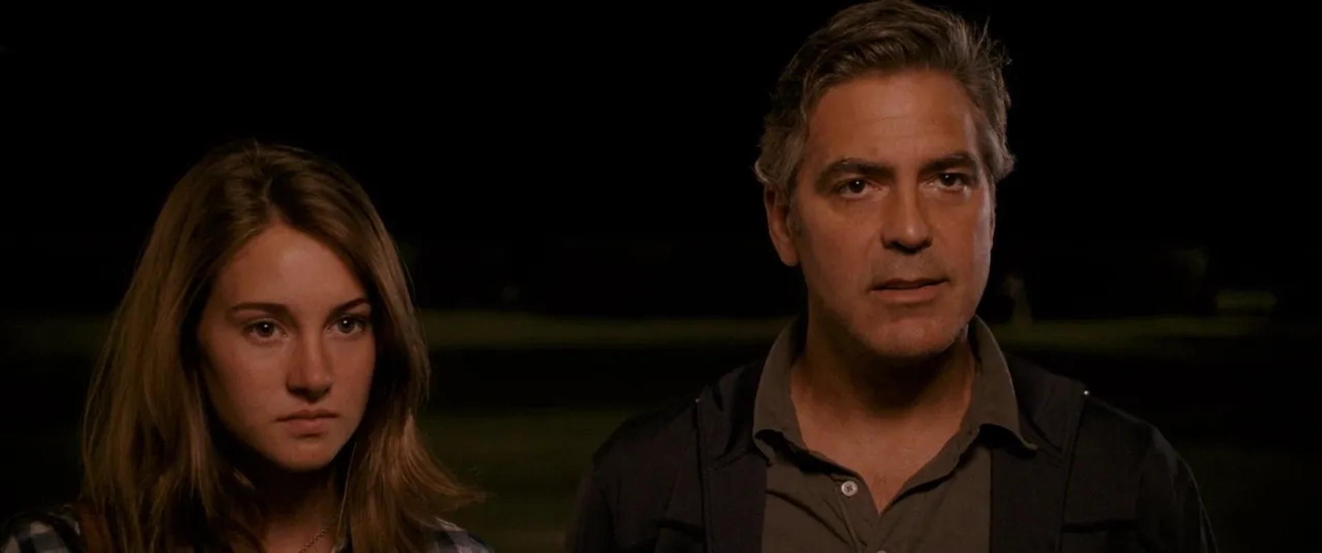 George Clooney and Shailene Woodley in The Descendants (2011)